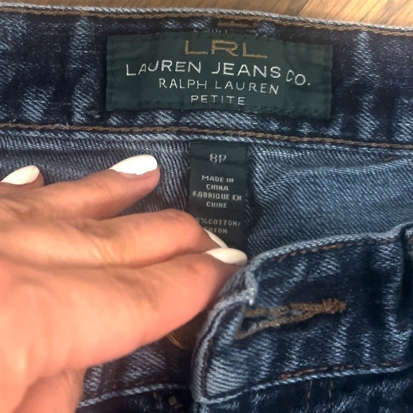 Ralph Lauren green Label Women's low rise boot cup Jean size 8P. F - Picture 8 of 9